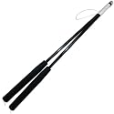 Henry's long carbon fibre diabolo handsticks - black