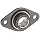 Dynaroll S5FPB2ST Flangette Collar Bearing, .5" Bore, 1.437 Width, 2-11/32" Length
