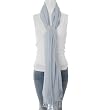 Womens Luxurious 100% Cashmere Shawl With Fringe
