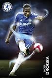 (24x36) Chelsea FC Didier Drogba Sports Poster Print