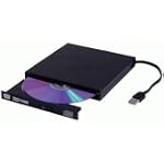 Gator Crunch USB 2.0 8X DVD Writer External Drive (Black)
