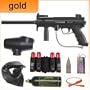 Tippmann A-5 Paintball Gun Complete Gold Package