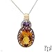 FPJ 14K Yellow Gold 5.65 CTW Citrine and 0.9 CTW title=