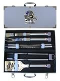 New England Patriots BBQ Grill Set & Case 8 Piece