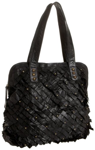 Cleobella Florence Studded Leather Tote Black one size