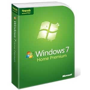 Microsoft Windows 7 Home Premium, Upgrade Edition for XP or Vista users (PC DVD), 1 User
