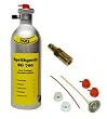 Wiederbef�llbare Druckluft Spraydose / Spr�hdose 500 ml mit Spr�hk�pfen und F�llstutzen