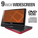 Sony DVP-FX930/R 9-Inch Portable DVD Player, Red