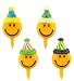 Wilton Smiley Face Candle Picks
