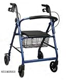 Best Buy Rollator -- with basket, dual brakes & padded seat