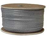 8 Conductors UL 26 AWG Silver Phone Cable 1000 ft