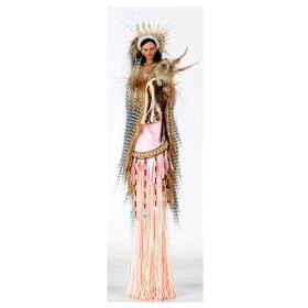 MITENA 15 Polyresin Tassel Native American Doll~Retired by Duck House Dolls