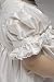 Poppet Heirloom 100% Silk Dupioni Christening Gown with Headband and Booties