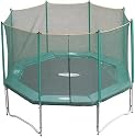 7ft x 8ft Octa Jump Junior Trampoline & Safety Net with Cover  & Ladder