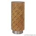 Paulmann Tischleuchte Asta max. 1x40W E14 Holz/Stoff - Braun/Weiß