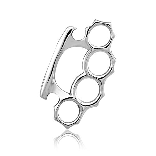 Withlovesilver solid sterling silver 925 brass knuckle …