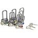 Brady LC044-6 Prinzing Prinzing PadLock set 6 ea. (6 Pack)