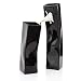 Tonfisk Large Black Warp Vase