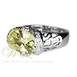 STUDIO 925: *STELLA PERIDOT CZ RING*