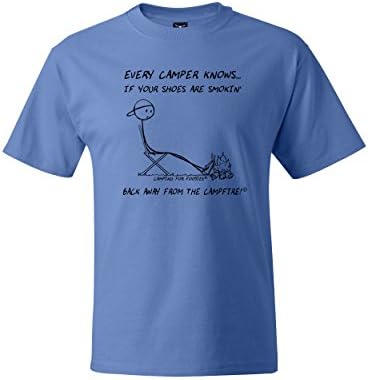 Camping For Foodies Campfire Funny Design Men's Soft Short Sleeve T-Shirt