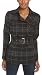 Apparel : Rampage Junior's Plaid Trench Coat