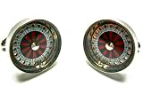 41RsgfA9MQL. SL160  Working Roulette Wheel Gambling Cufflinks w/ Gift Box
