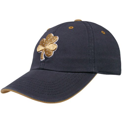 Top of the World Notre Dame Fighting Irish Ladies Navy Blue Lady Bling Adjustable Hat