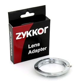Zykkor Leica R Lens to Canon EOS EF Body Mount Adapter