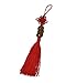 The Fortune Tassel Red Chinese Knot 3 Coin Emperor Tassel Bring the 3 Heavenly Blessings to your home with the 3 Coin Chinese Knot Tassel.