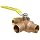 Apollo 70-900 Series Bronze Ball Valve, Two Piece, 3-Port Diverting, Lever, Solder End