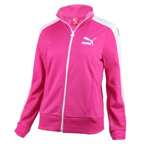 PUMA Damen Lifestyle-Trainingsjacke Heroes T7, beetroot purple, XL, 557874 19 Preisvergleich