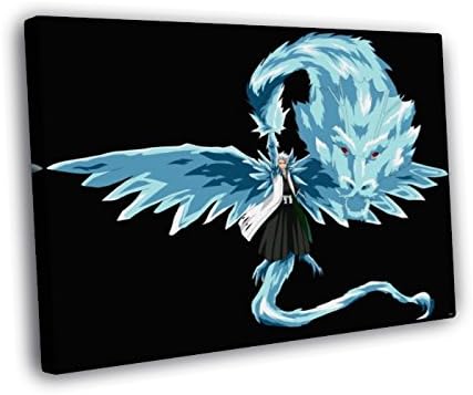 H5V6017 Bleach Toshiro Hitsugaya Bankai Daiguren Hyourinmaru Anime Manga Art 50x40 FRAMED CANVAS PRINT