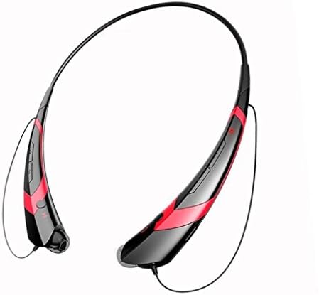 JuSp For iPhone 5,iPhone 6 ,Best Seller Newest Sports Wireless Bluetooth 4.0 Stereo Music 760 Headset Headphone Earphone For Samsung S3 S4 S5 Note3 Note4 iPhone 5 5S 6 6 Plus LG (Black with Red )