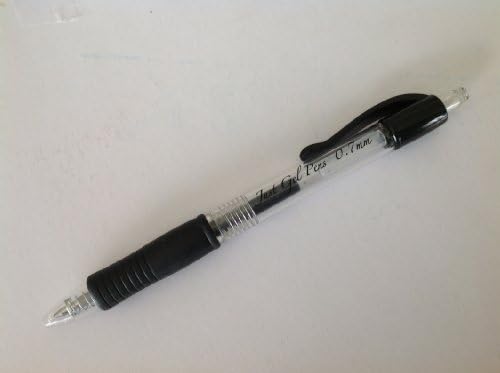 Gel Ink Pen - Fine Point - Smooth Writing - 0.7mm - Elegant Looking - For Everyday Use - Plastic Case - Non Toxic Ink - Retractable - Ergonomic Grip - Less Prone To Bleed To The Other Side Of The Paper - Creates Finer, More Controlled Lines - No Odor - Does Not Require Shaking - Better Than Pilot, Parker, Bic, and Pentel - Bargain Price - Lifetime Guarantee - 24 Pack