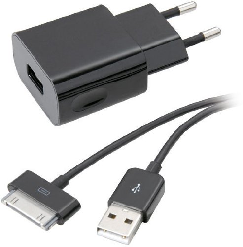 Vivanco Ladeger&auml;t f&uuml;r Apple iPhone/iPod (MP3, 1000mAh, USB 2.0) schwarz Preisvergleich