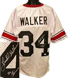 Herschel Walker Signed Georgia Bulldogs White Prostyle Jersey - 82 Heisman