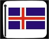 Decorated Mouse Pad with flag, Iceland