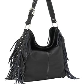 Western Hobo Bag Purse Handbag American West Tooled Leather