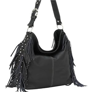 Western Hobo Bag Purse Handbag American West Tooled Leather