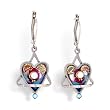 Star & Heart Judaic Earrings from the Artazia Collection #458 JE HEA