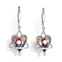 Star & Heart Judaic Earrings from the Artazia Collection #458 JE HEA