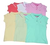 Infant Girls' Polo Shirt with Cap Sleeves