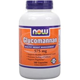 Now Foods Glucomannan 575mg, Capsules, 180-CountGlucomannan