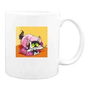 Mug with wrapped, cat, blanket, animal, feline by Shopzeus