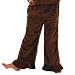 Chez Ami by Patsy Aiken Designs Girls Brown Dimple Velour Warm-Up Pant