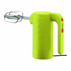 Bodum Bistro Electric 5 Speed Hand Mixer, Green 