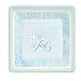 Creative Converting Blue Faithful Dove Square Paper Luncheon Plates, 7-1/8 Inch, 18 Regard (Pack of 2)