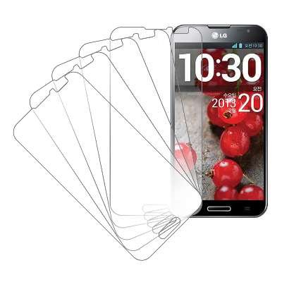 LG Optimus G Pro Screen Protector Cover, MPERO Collection 5 Pack of Clear Screen Protectors for LG Optimus G Pro E980
