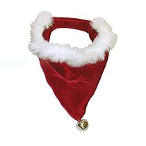 Outward Hound Kyjen 30042 Santa Dog Bandana Holiday and Christmas Accessories for Dogs, Large, Red
