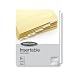 Wilson Jones Reinforced Insertable Tab Dividers, Buff Paper, Letter Size, 5 Clear Tabs per Set (W54310A)